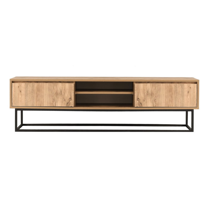 Hanah Home Belinda 140 Soporte para TV Negro y Pino